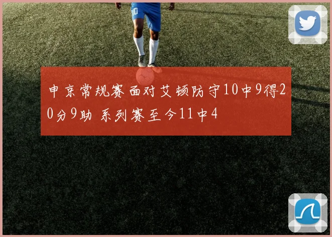 申京常规赛面对艾顿防守10中9得20分9助 系列赛至今11中4